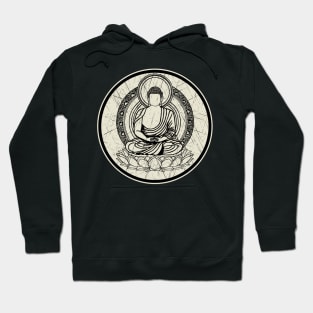 Buddha Mediation Lotus Flower Hoodie